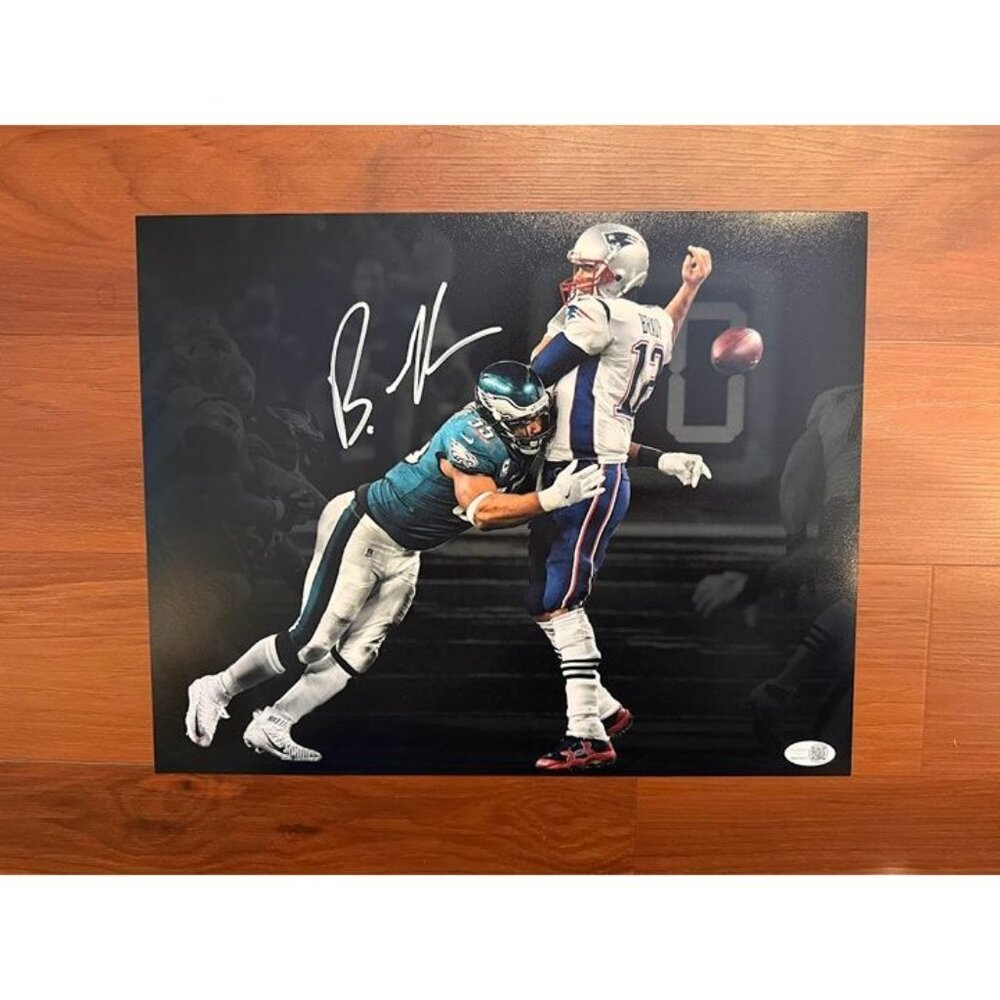 Brandon Graham signed autographed Philadelphia Eagles SBLII 11x14 Photo JSA